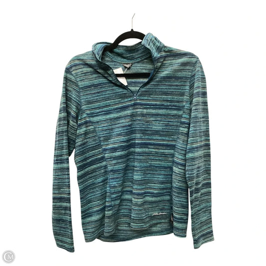 Top Long Sleeve By Eddie Bauer In Blue, Size: M