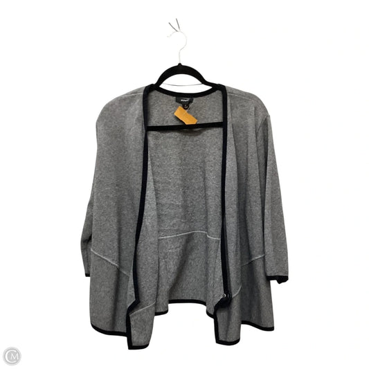 Cardigan By Alfani In Grey, Size: 3x