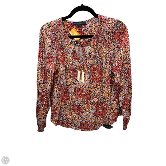 Blouse Long Sleeve By Rachel Roy In Floral Print, Size: S