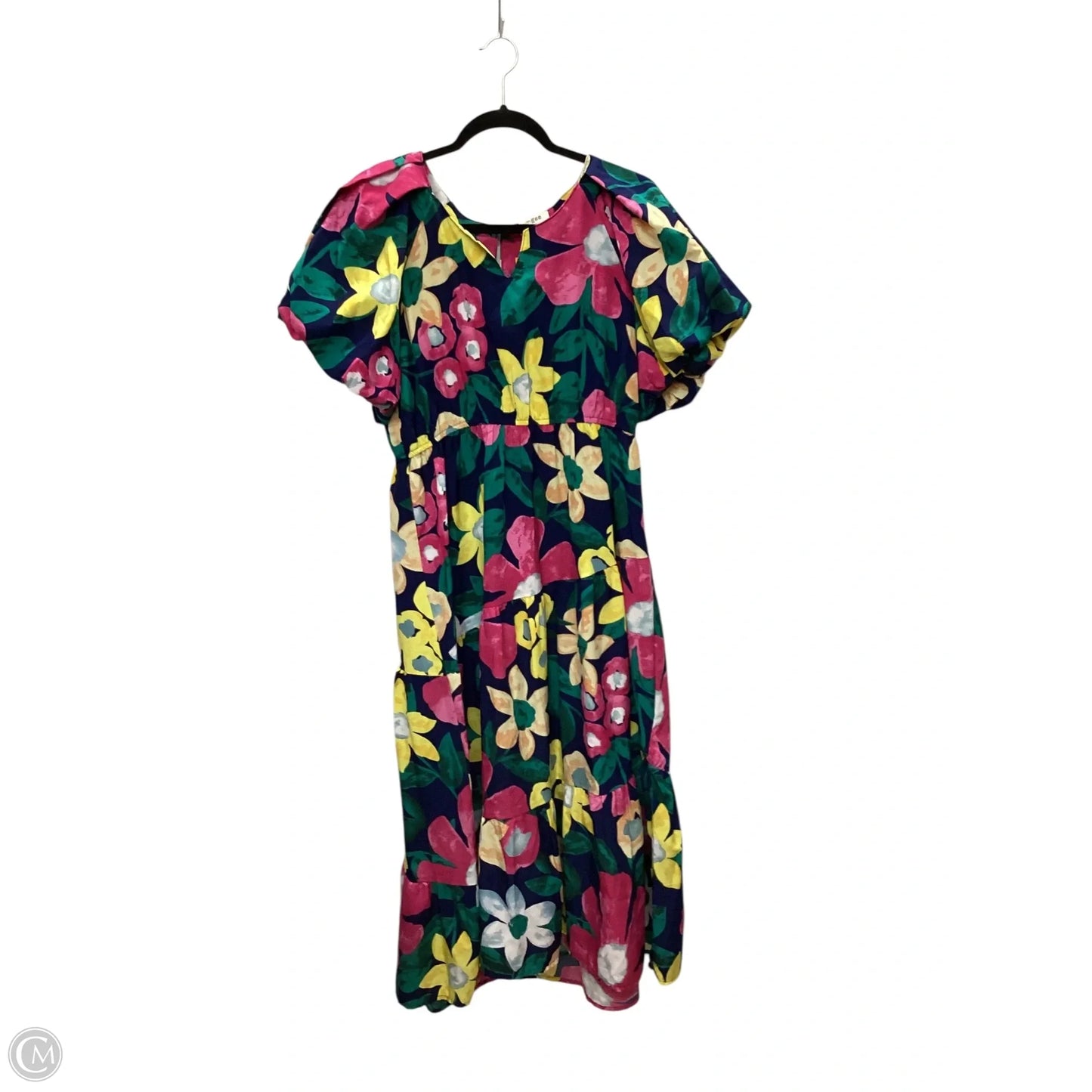 Dress Casual Maxi By Umgee In Floral Print, Size: L