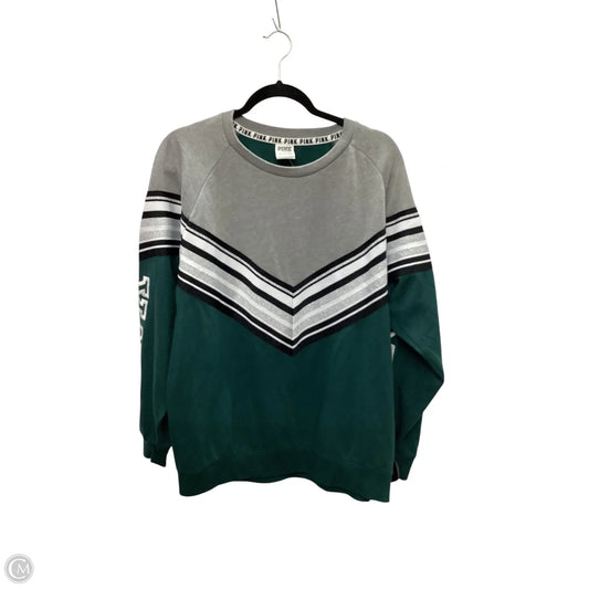 Top Long Sleeve By Pink In Green, Size: L