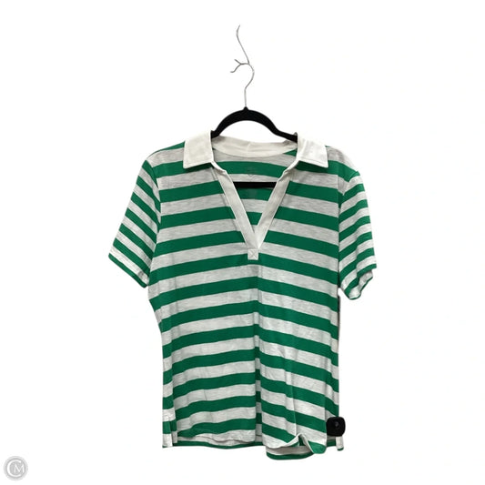 Top Short Sleeve By St Johns Bay In Green, Size: L