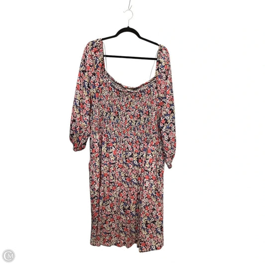 Dress Casual Maxi By Terra & Sky In Pink, Size: 3x