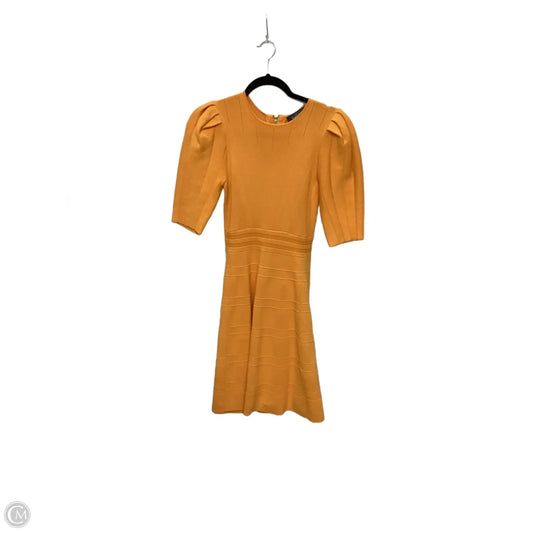 Dress Casual Short By Nicole Miller In Orange, Size: Xs