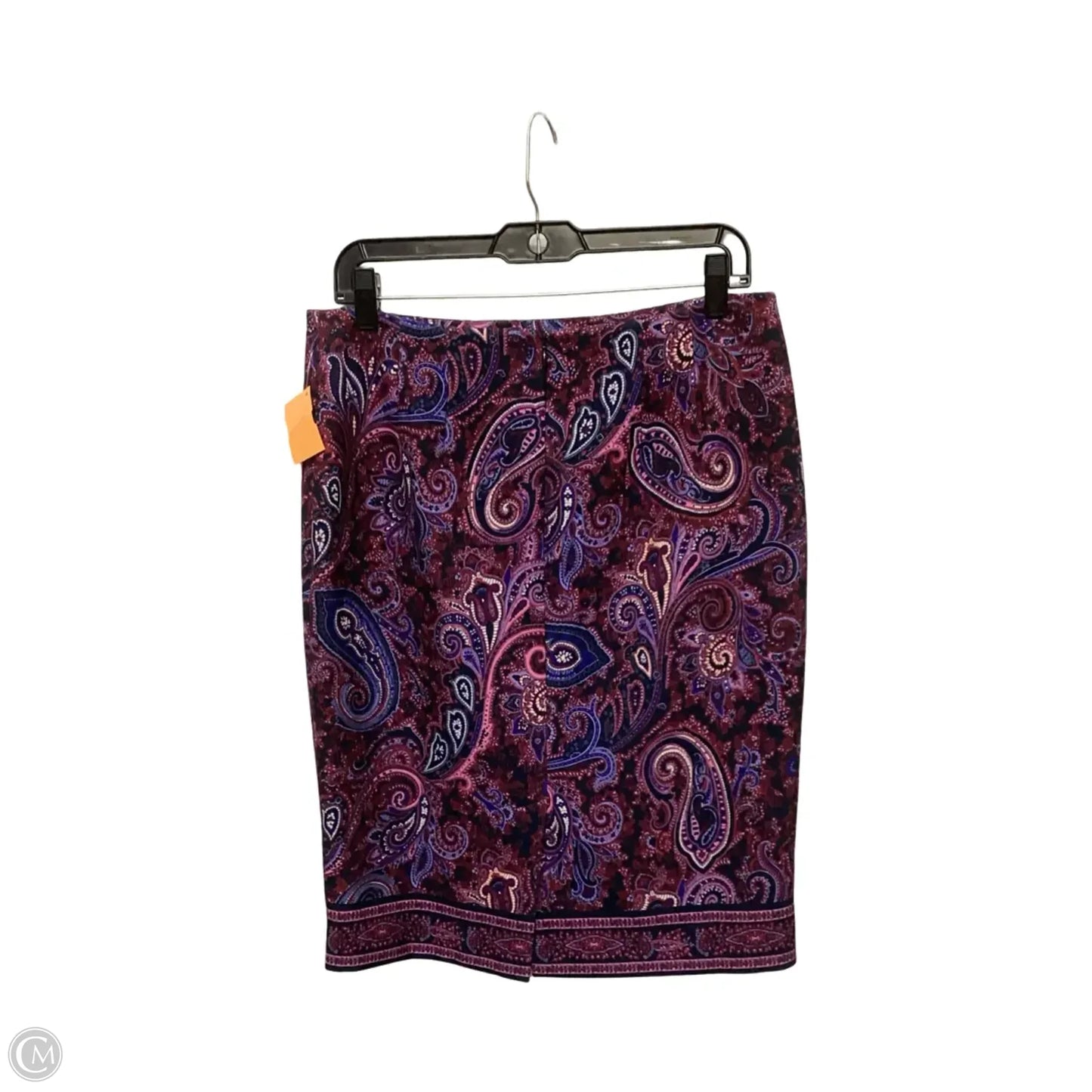 Skirt Midi By Talbots In Paisley Print, Size: S