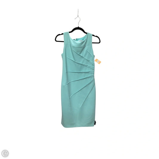 Dress Work By Calvin Klein In Blue, Size: M