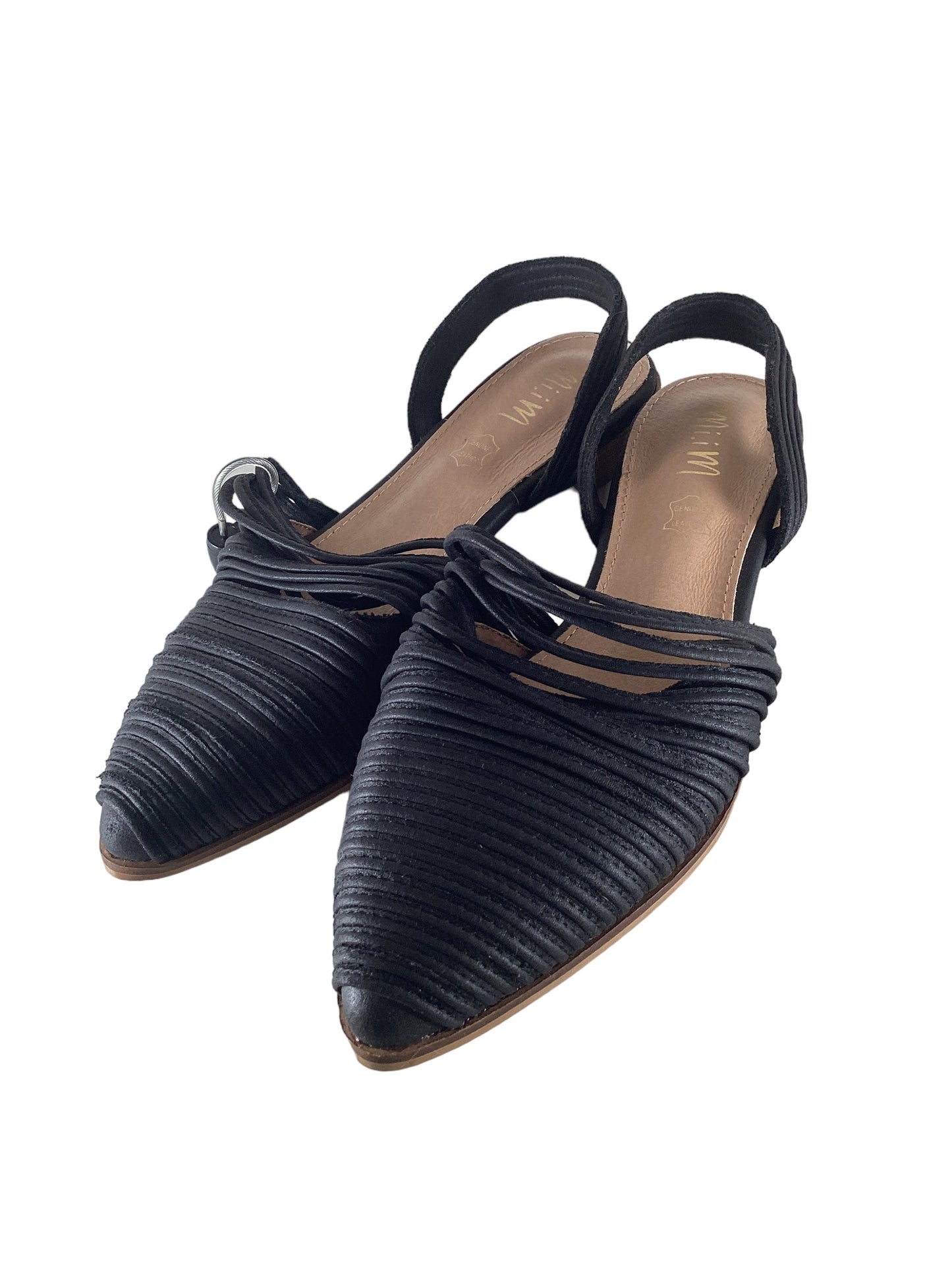 Black Shoes Flats Clothes Mentor, Size 8.5