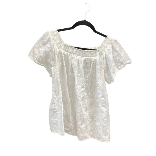 White Top Short Sleeve Gap, Size M