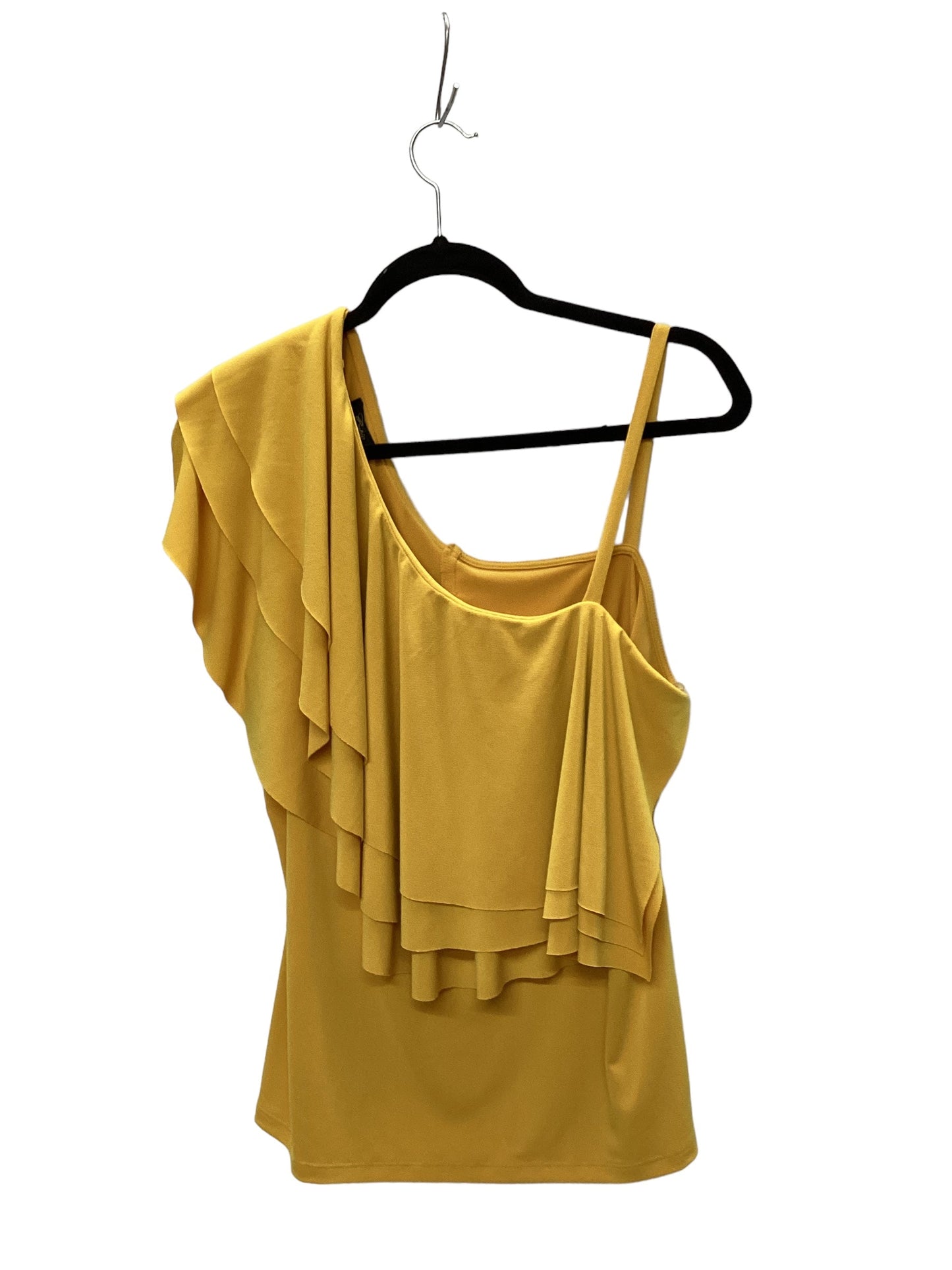 Yellow Top Sleeveless Cupio, Size Xl