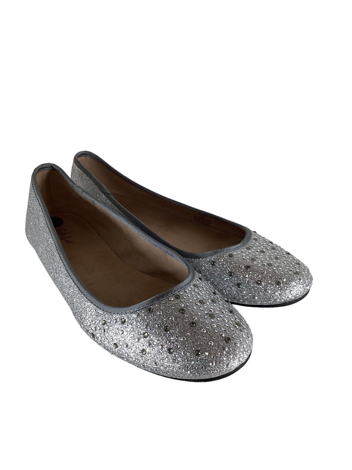 Silver Shoes Flats Style And Co Collection Women, Size 10