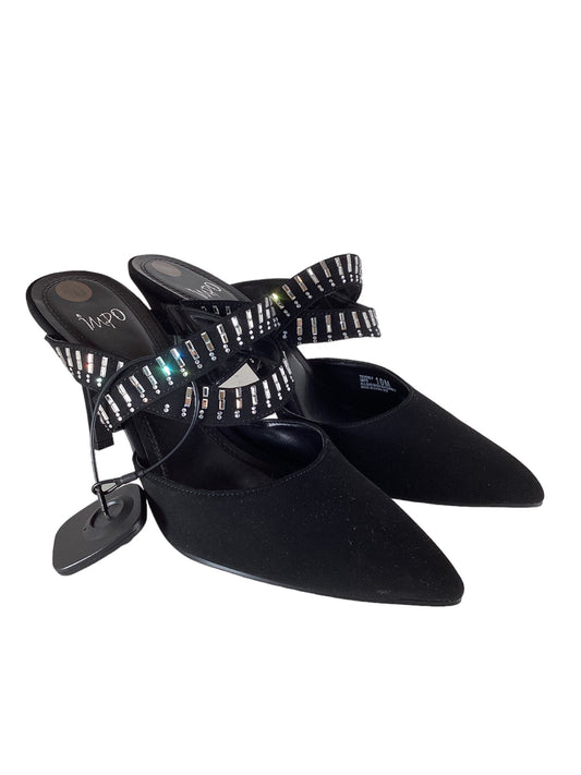Black Shoes Heels Stiletto Impo, Size 10