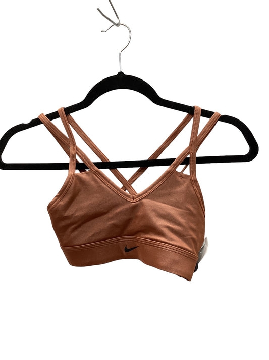 Brown Athletic Bra Nike Apparel, Size Xs