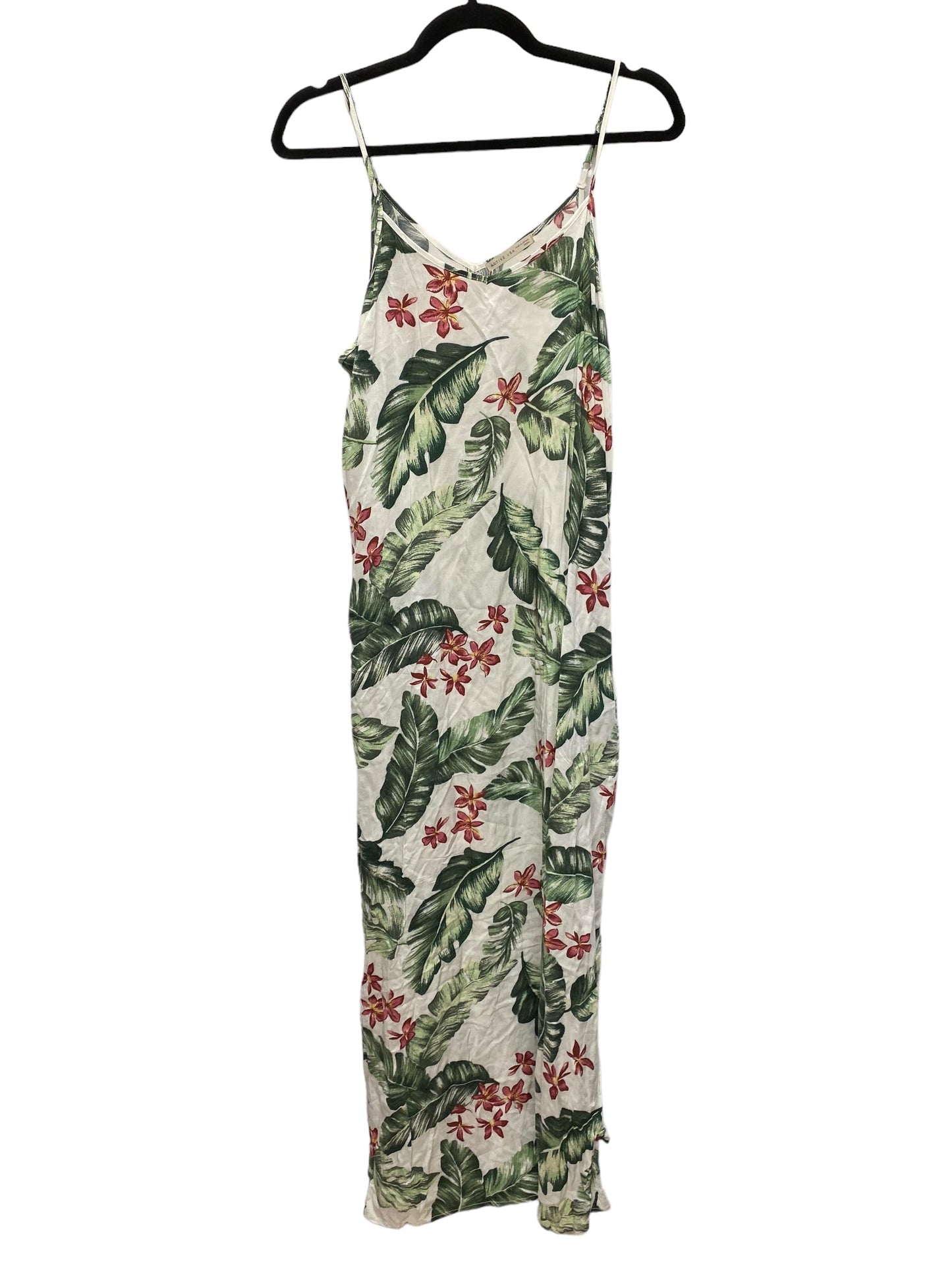 Dress Casual Maxi By Active Usa In Tropical Print, Size: S