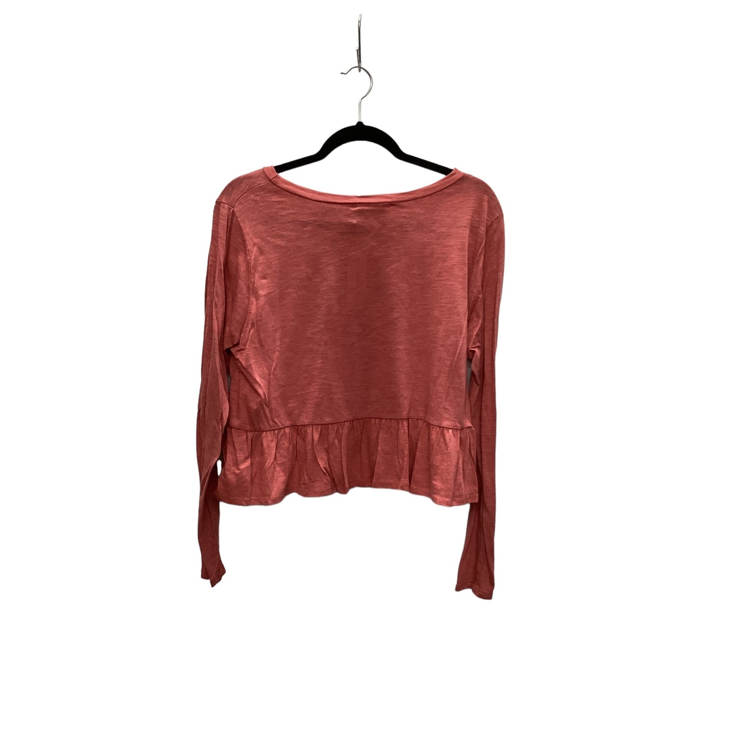 Top Long Sleeve By Francesca's In Pink, Size: L