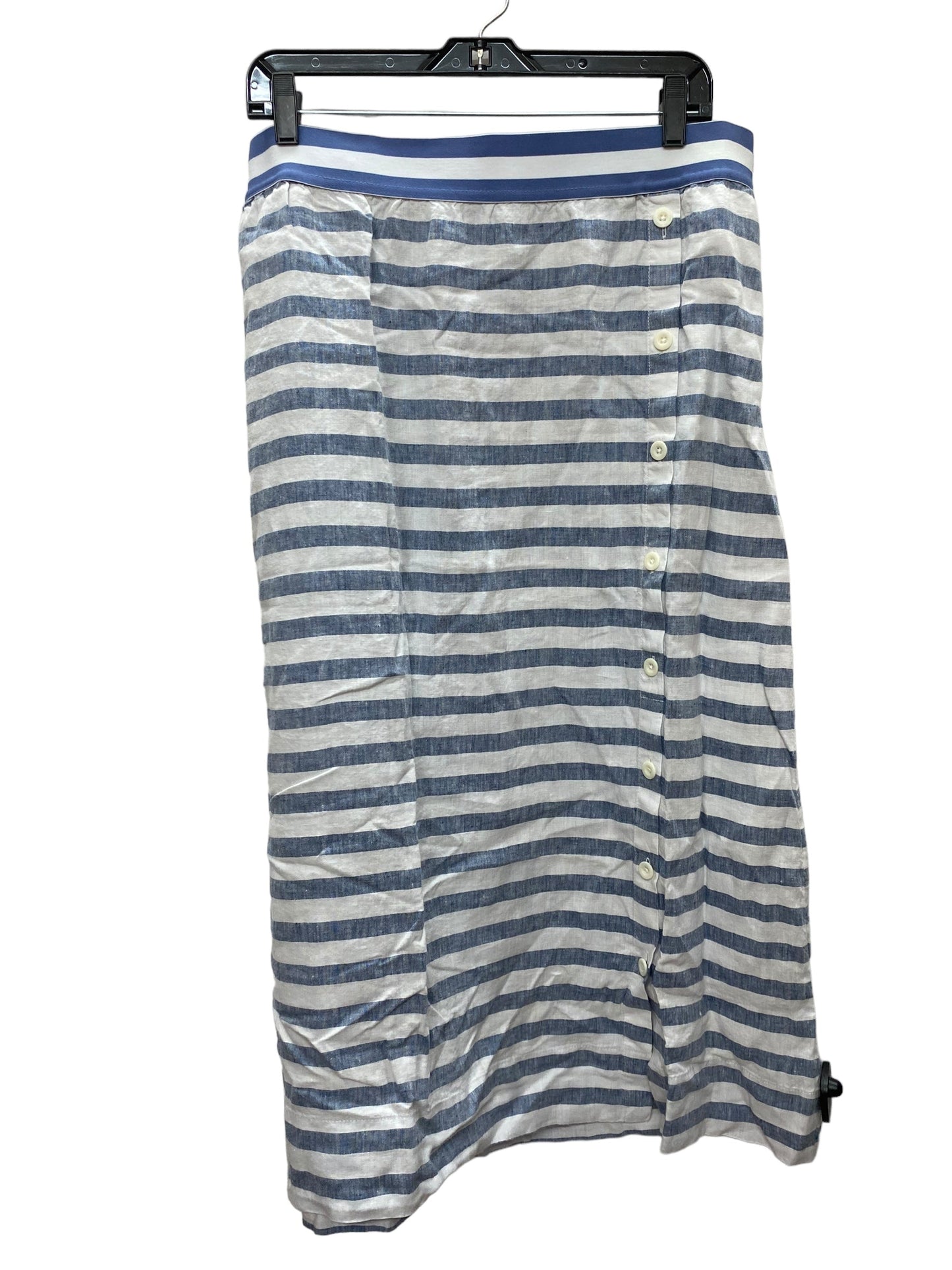 Skirt Midi By J. Jill In Striped Pattern, Size: Xl