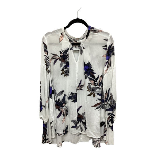 Top Long Sleeve By Free People In Floral Print, Size: S