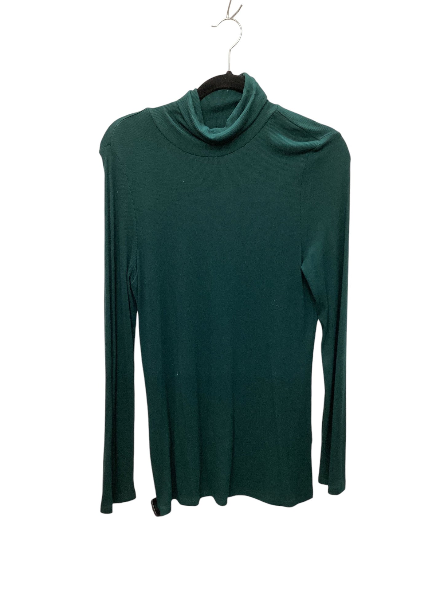 Top Long Sleeve By Inc In Green, Size: Xl