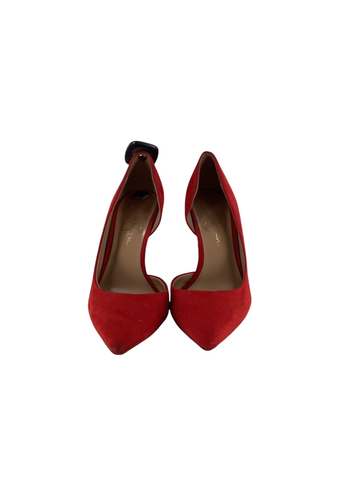 Shoes Heels Stiletto By Jessica Simpson In Red, Size: 8.5