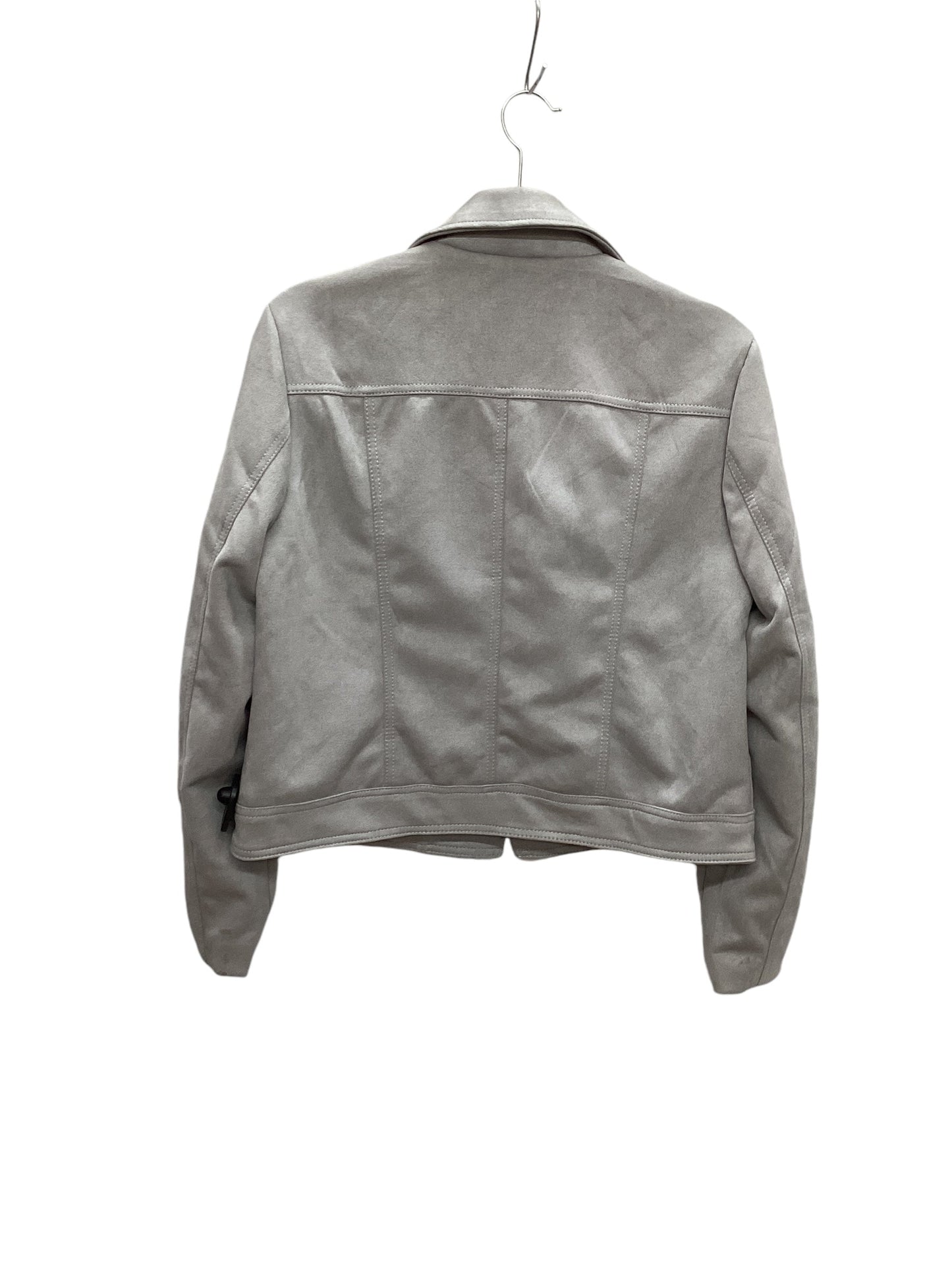 Jacket Moto By Philosophy In Grey, Size: M