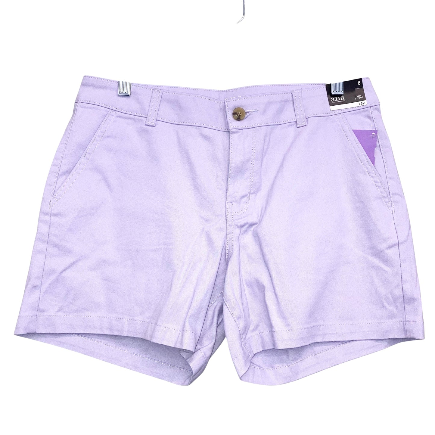Shorts By Ana In Purple, Size:8