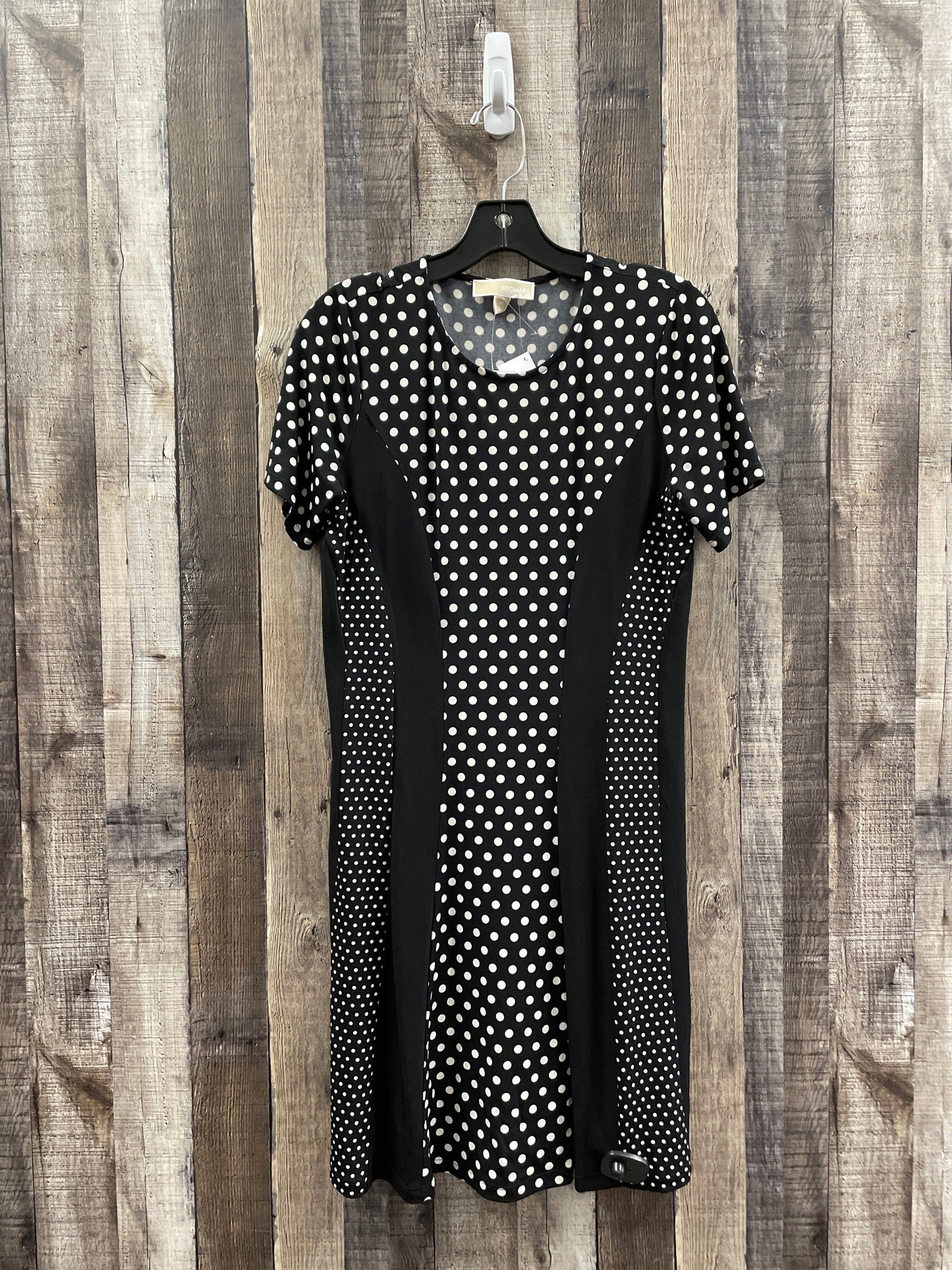 Black & White Dress Casual Midi Michael Kors, Size M