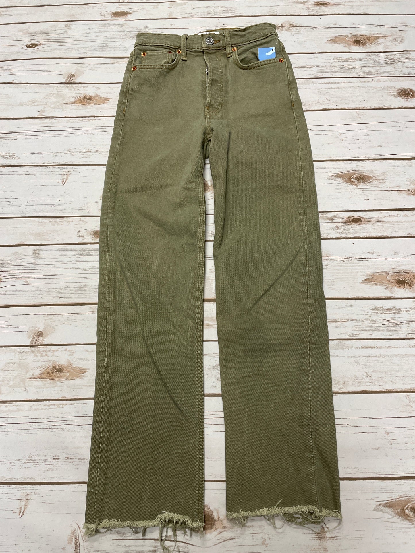 Jeans Straight By Cme In Green, Size: 0