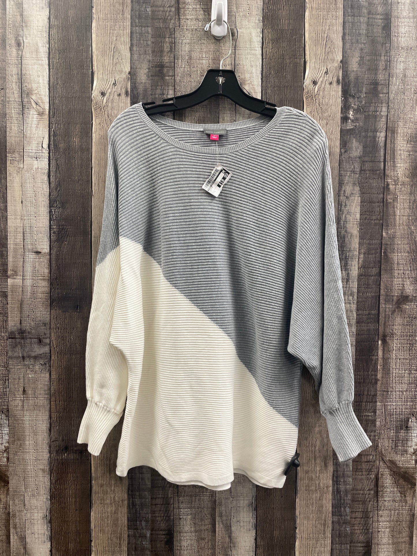 Sweater By Vince Camuto In Grey, Size: L