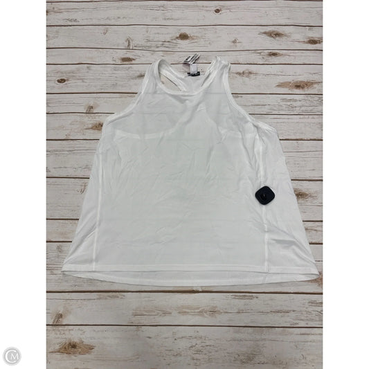 Athletic Tank Top By Athleta In White, Size: L