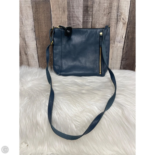 Handbag Leather By Fossil, Size: Medium