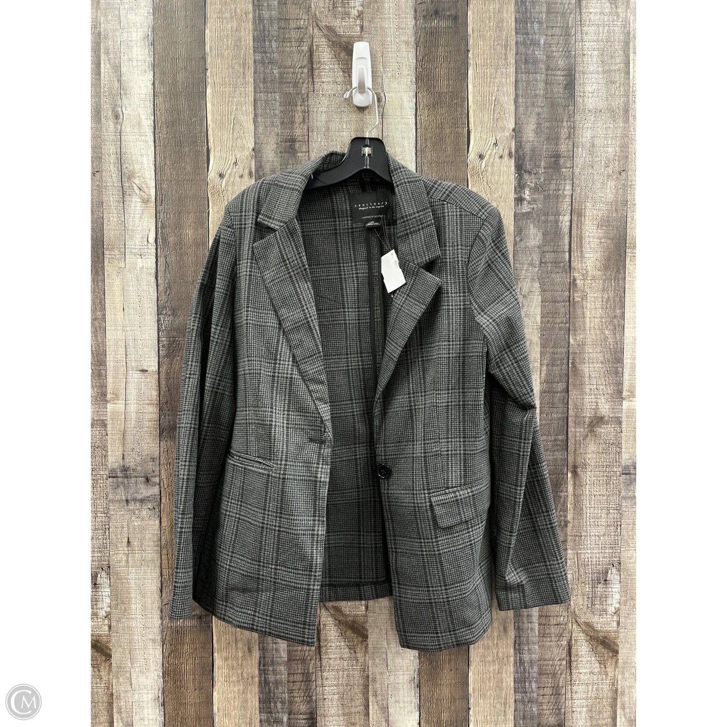 Blazer By Sanctuary In Plaid Pattern, Size: M