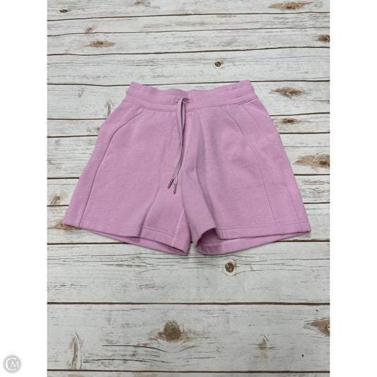 Athletic Shorts By Lululemon In Pink, Size: 4