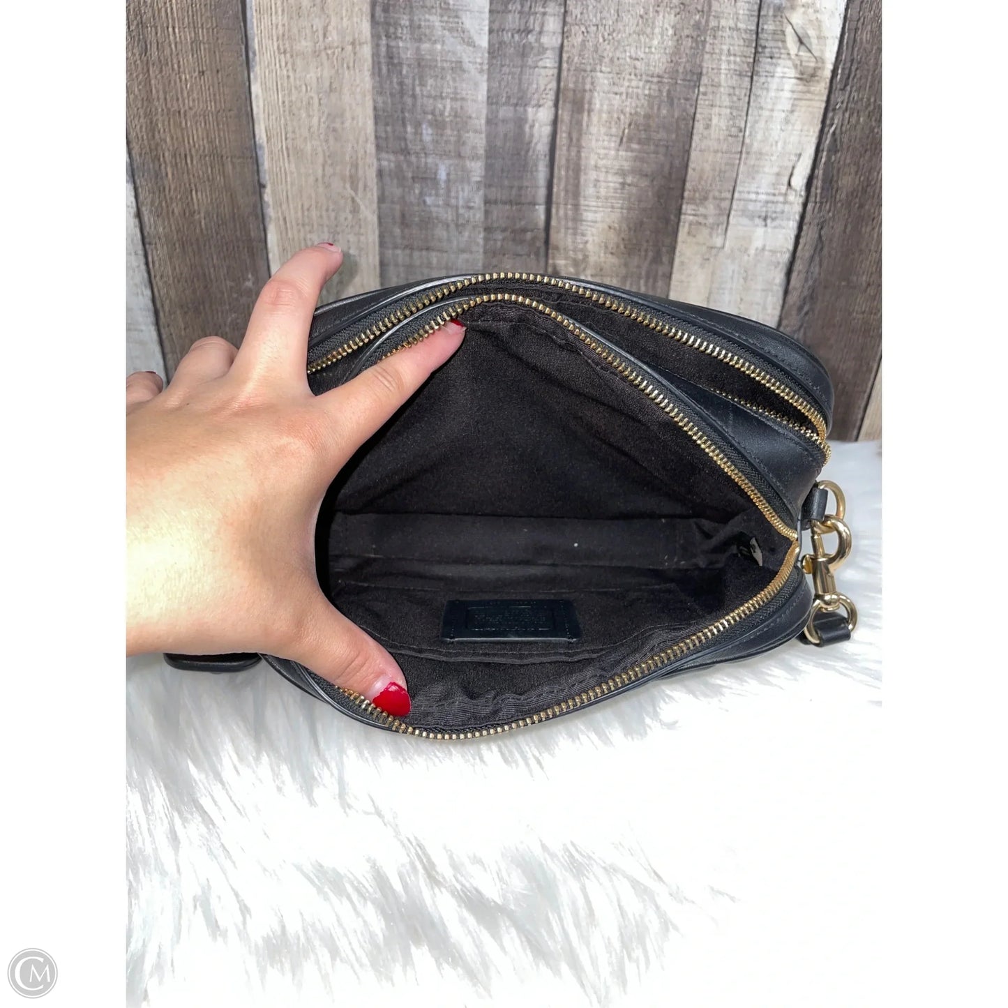 Crossbody Designer By Coach, Size: Medium