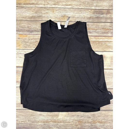 Athletic Tank Top By Rbx In Black, Size: M