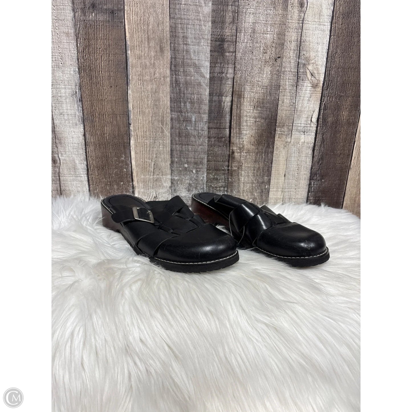 Shoes Flats By Predictions In Black, Size: 10