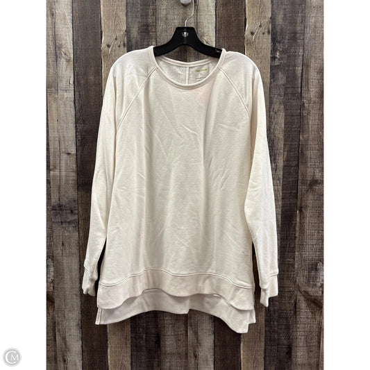Sweatshirt Crewneck By Tek Gear In White, Size: Xl