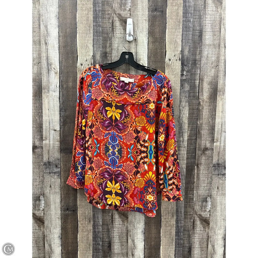 Top Long Sleeve By Loft In Multi-colored, Size: Mp