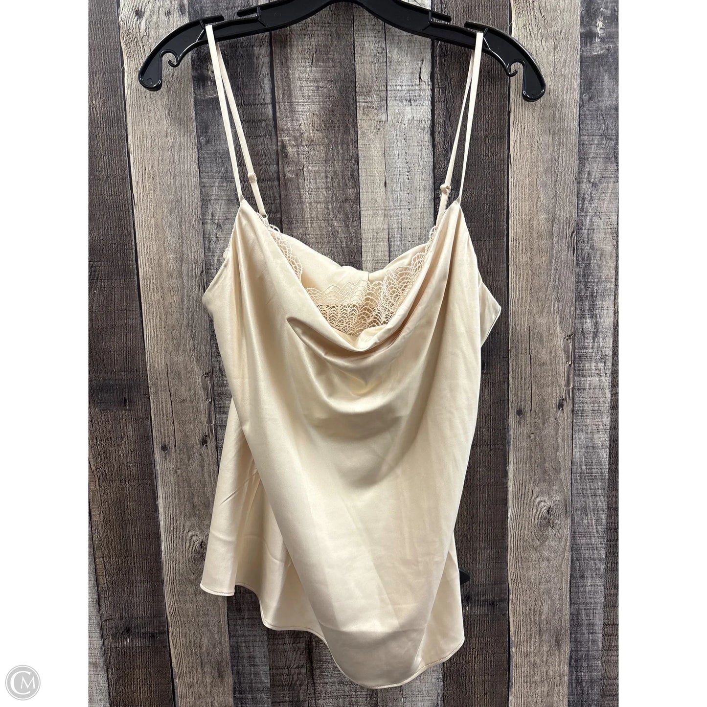 Top Sleeveless By Cme In Tan, Size: Xl