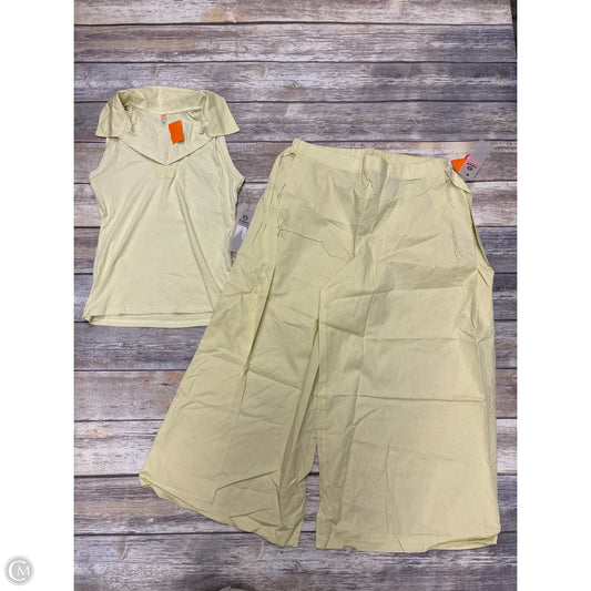 Lounge Set Pants By Mono B In Yellow, Size: L