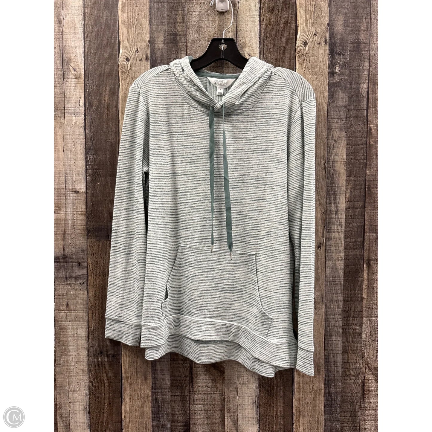 Top Long Sleeve By Market & Spruce In Striped Pattern, Size: M