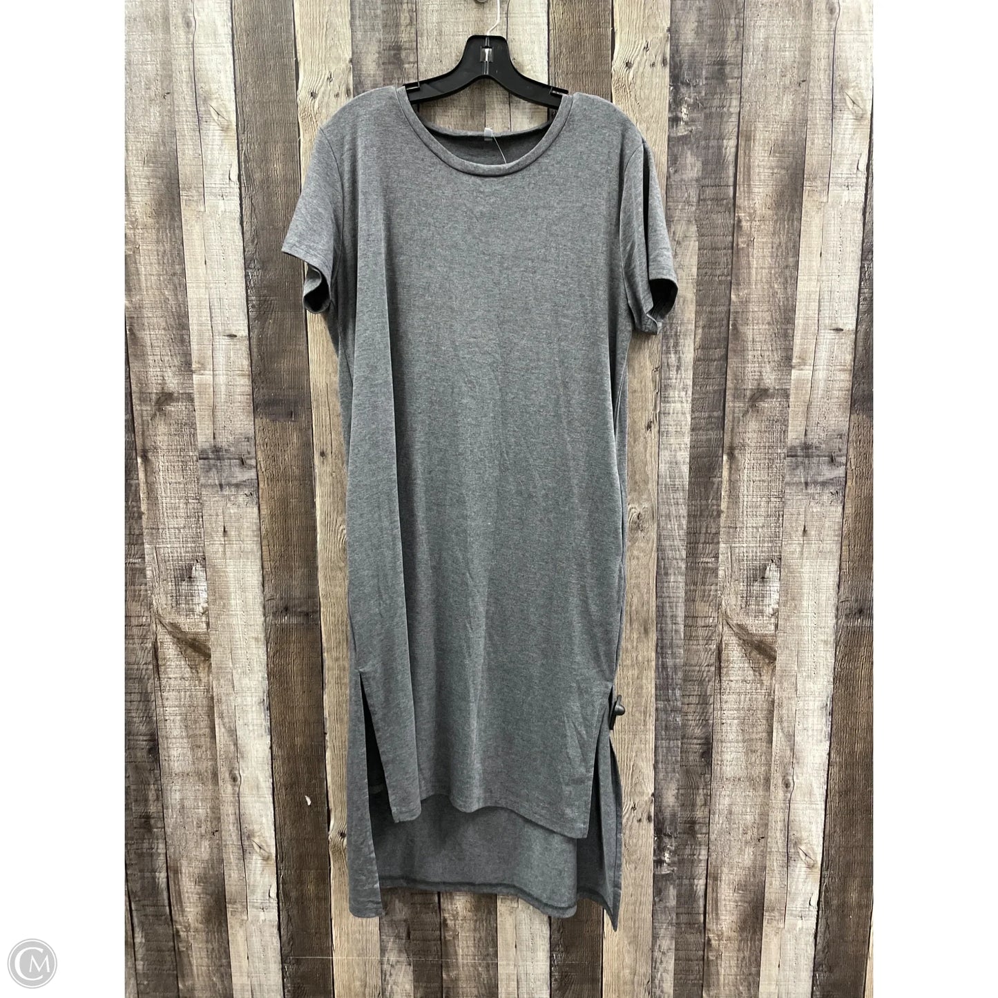Dress Casual Maxi By Cme In Grey, Size: L