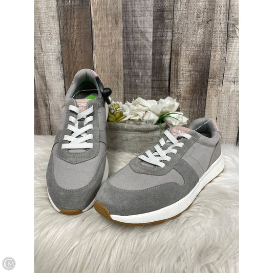 Shoes Sneakers By Toms In Grey, Size: 8.5