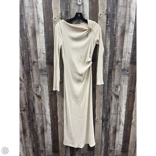 Dress Casual Maxi By Shein In Tan, Size: M
