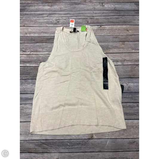 Top Sleeveless By Banana Republic In Tan, Size: L