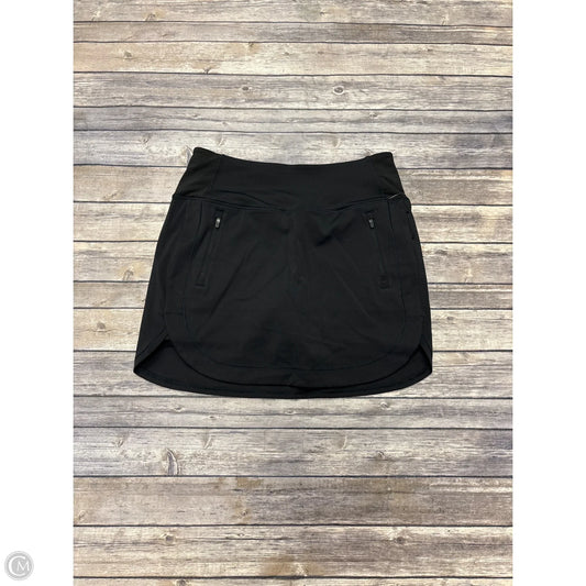 Athletic Skort By Athleta In Black, Size: M