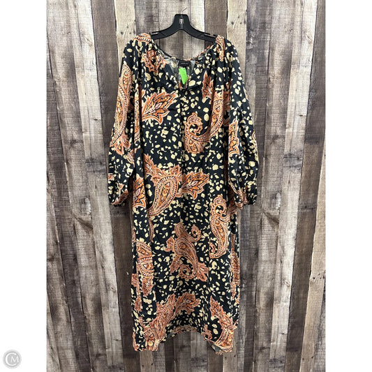 Dress Casual Maxi By Who What Wear In Multi-colored, Size: 3x