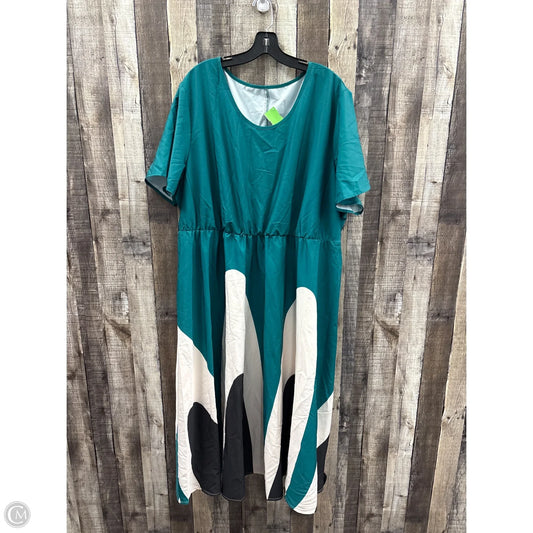 Dress Casual Maxi By Cme In Green, Size: 3x