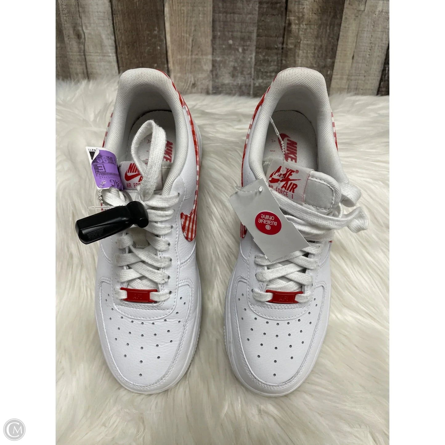 Shoes Athletic By Nike In Red & White, Size: 8