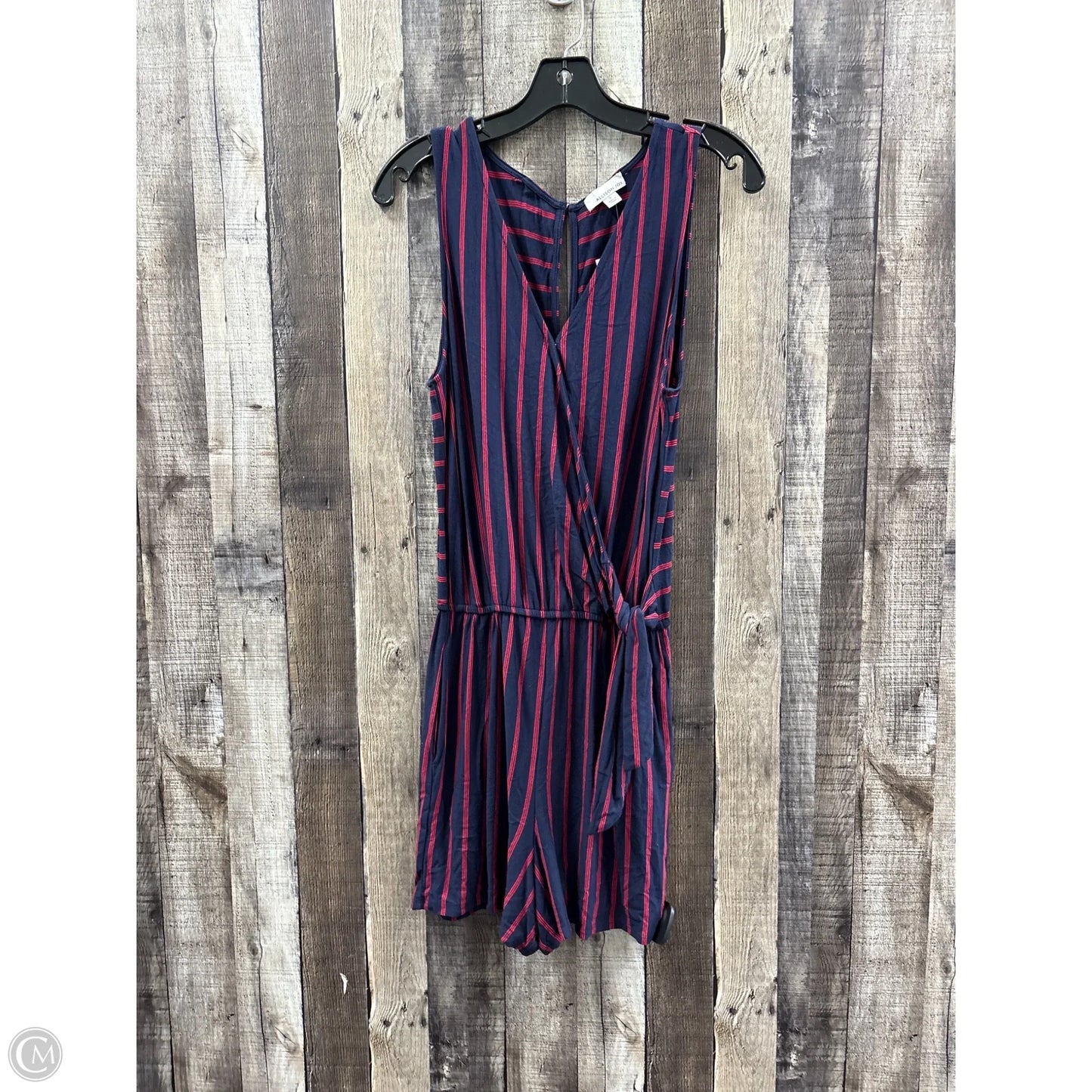 Romper By Allison Joy In Striped Pattern, Size: S