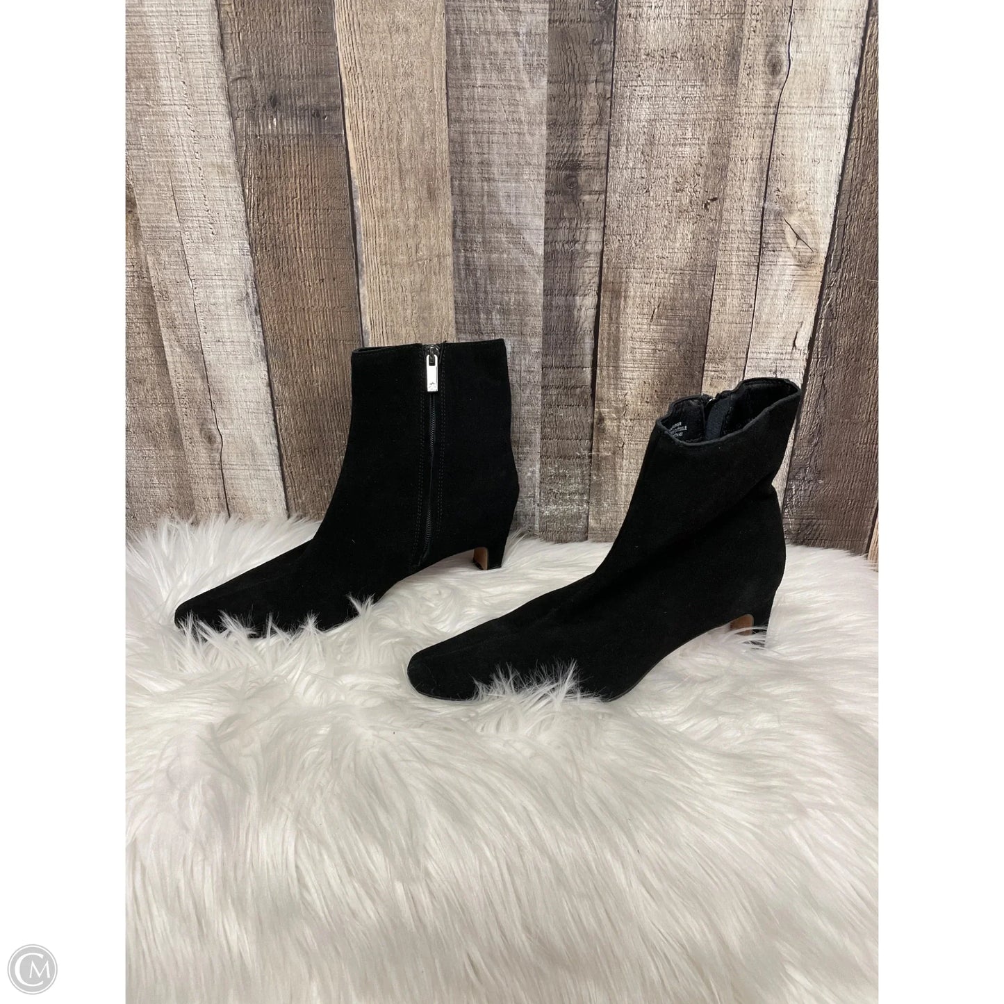 Boots Ankle Heels By Splendid In Black, Size: 7.5