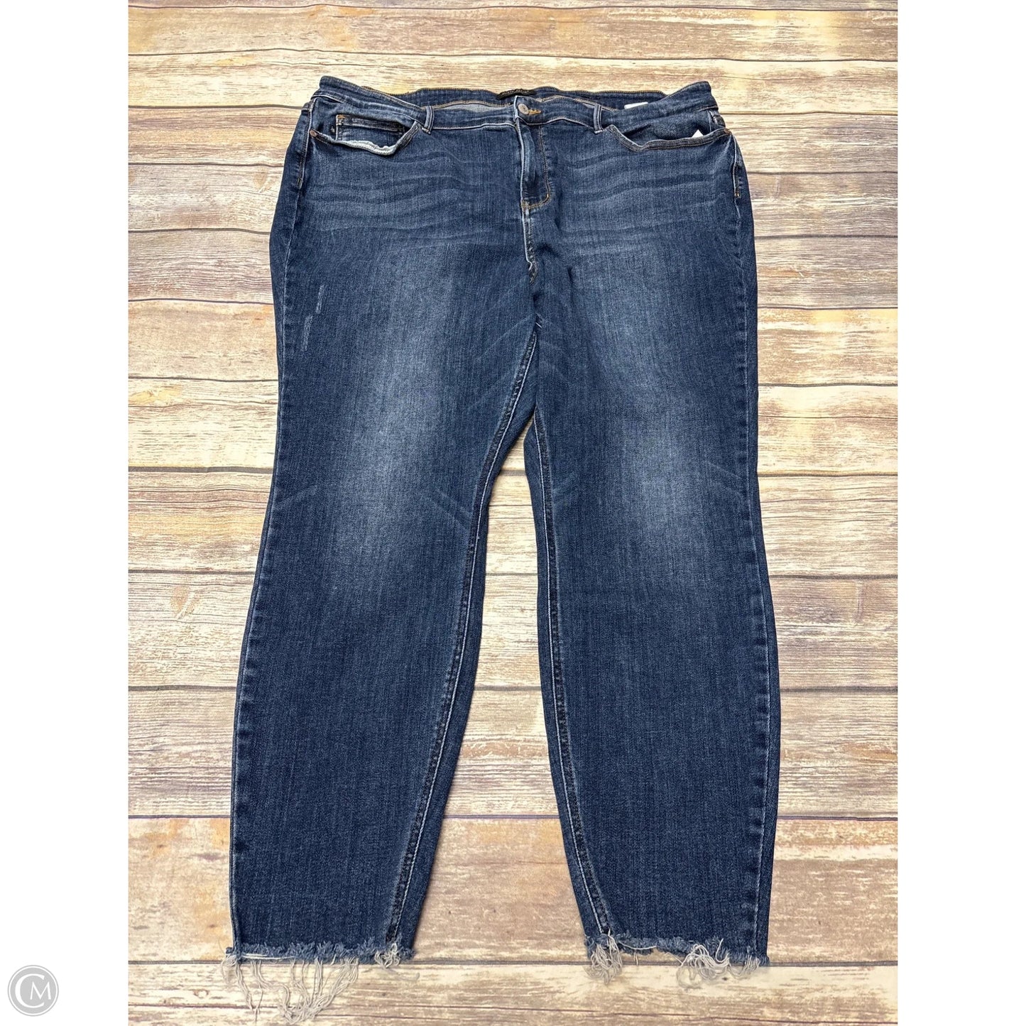 Jeans Straight By Judy Blue In Blue, Size: 24